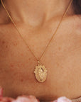 Immaculate Conception Miraculous Medal Gold Filled Necklace