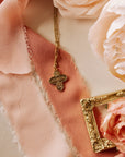 The Four Way Cross Gold Filled Satellite Chain Necklace