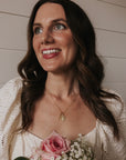 Miraculous Medal + Dainty Cross Gold Filled Necklace