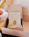 Immaculate Conception Miraculous Medal Gold Filled Necklace