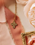 The Four Way Cross Gold Filled Satellite Chain Necklace