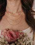 18K Gold Filled Satellite Chain Necklace
