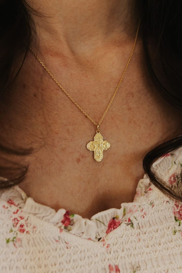 The Four Way Cross Medal Necklace