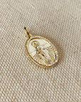 Miraculous Medal + Crucifix Gold Filled Dainty Chain Necklace