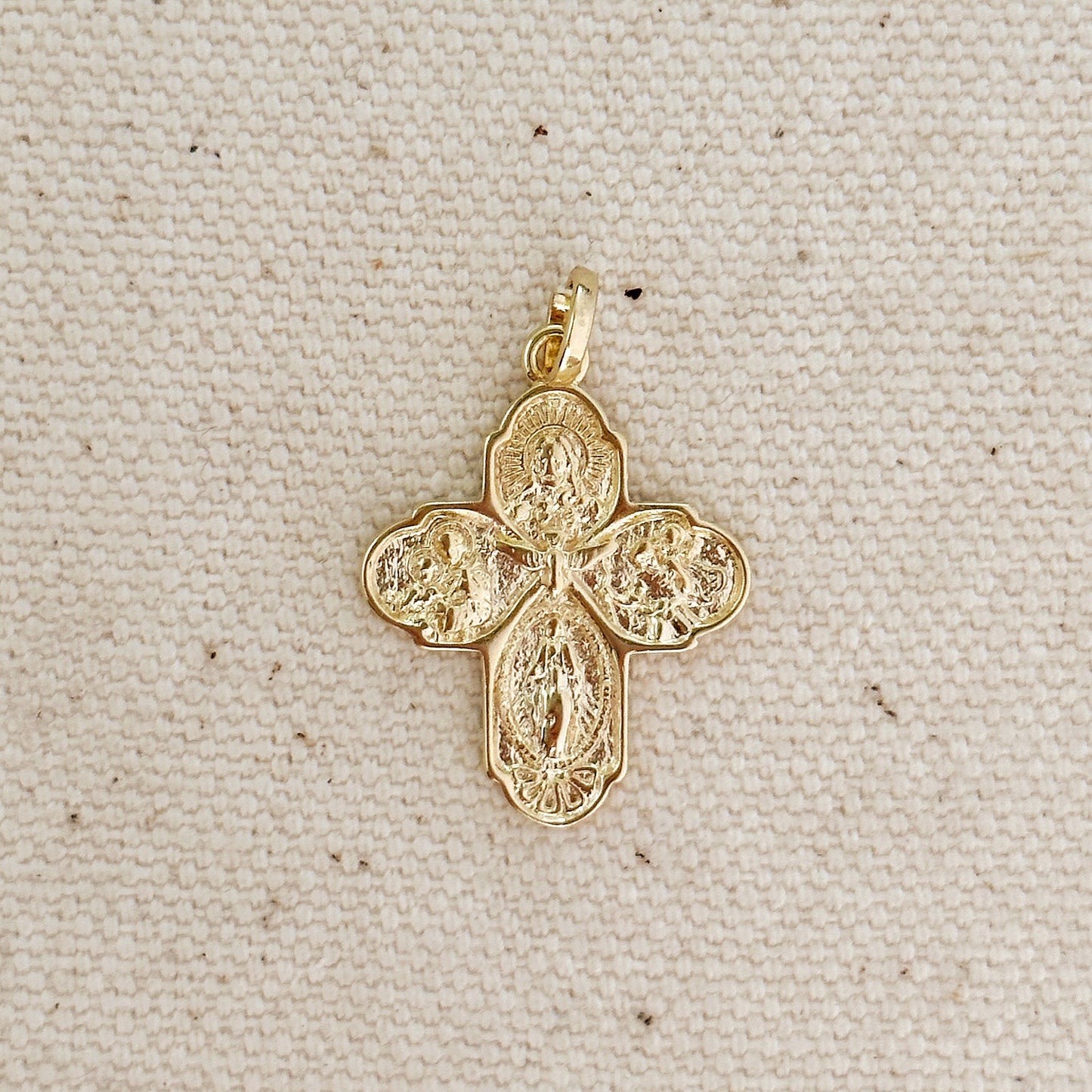 The Four Way Cross Medal Necklace