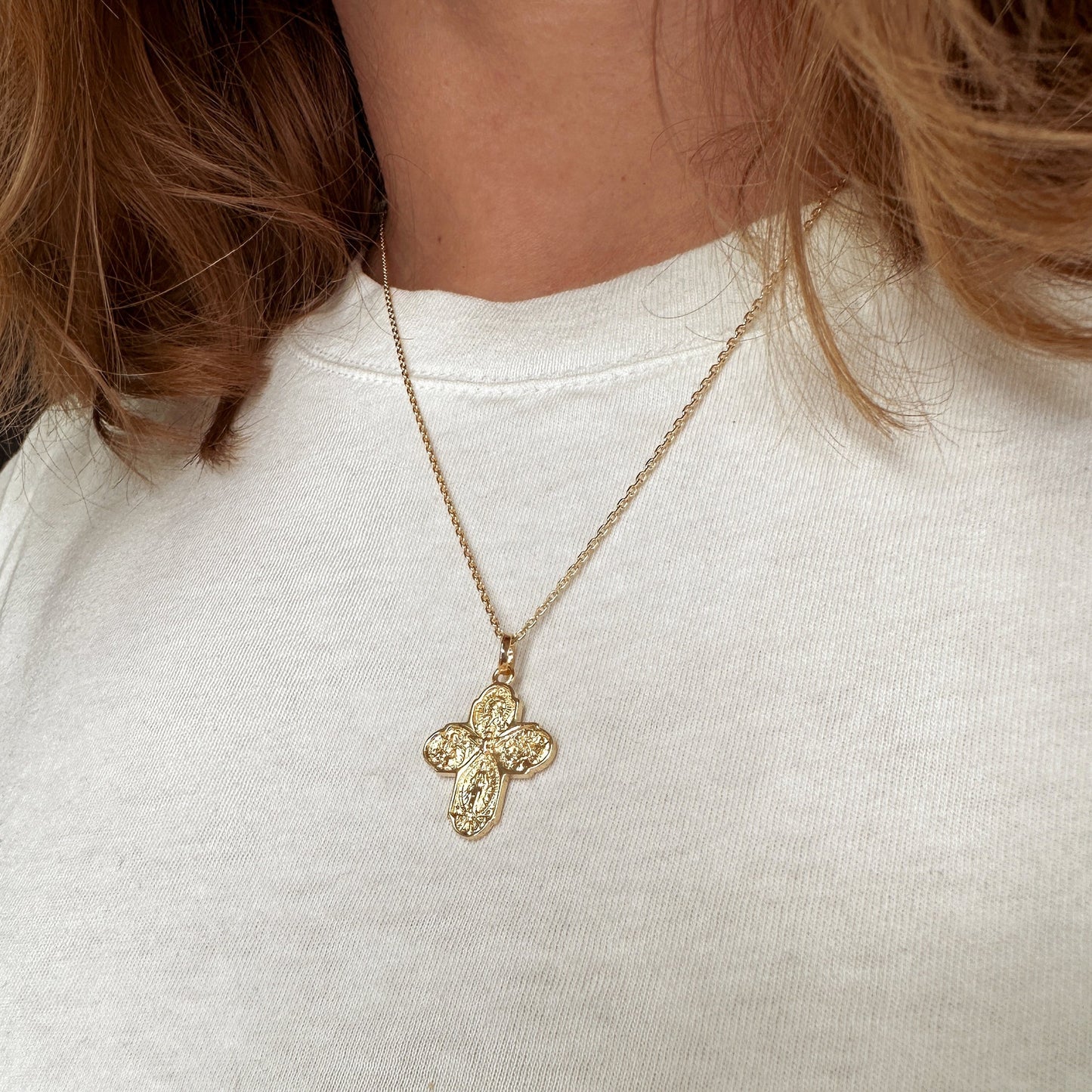 The Four Way Cross Medal Necklace