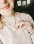 Miraculous Medal Antique Gold Filled Beaded Chain Necklace