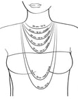St. Benedict Medal 21mm Gold Filled Beaded Chain Necklace