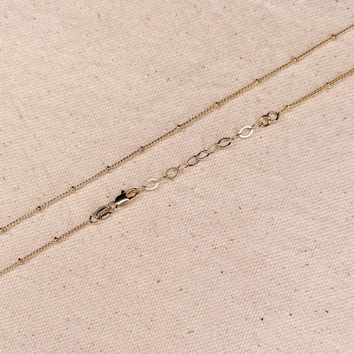 Miraculous Medal Gold Filled Satellite Chain Necklace