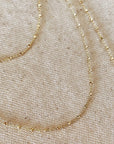 Petite Miraculous Medal Gold Filled Rosary Chain Necklace