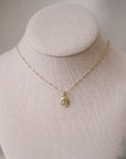 Petite Miraculous Medal Gold Filled Rosary Chain Necklace