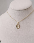 Our Lady of Grace Miraculous Medal Gold Filled Satellite Chain Necklace