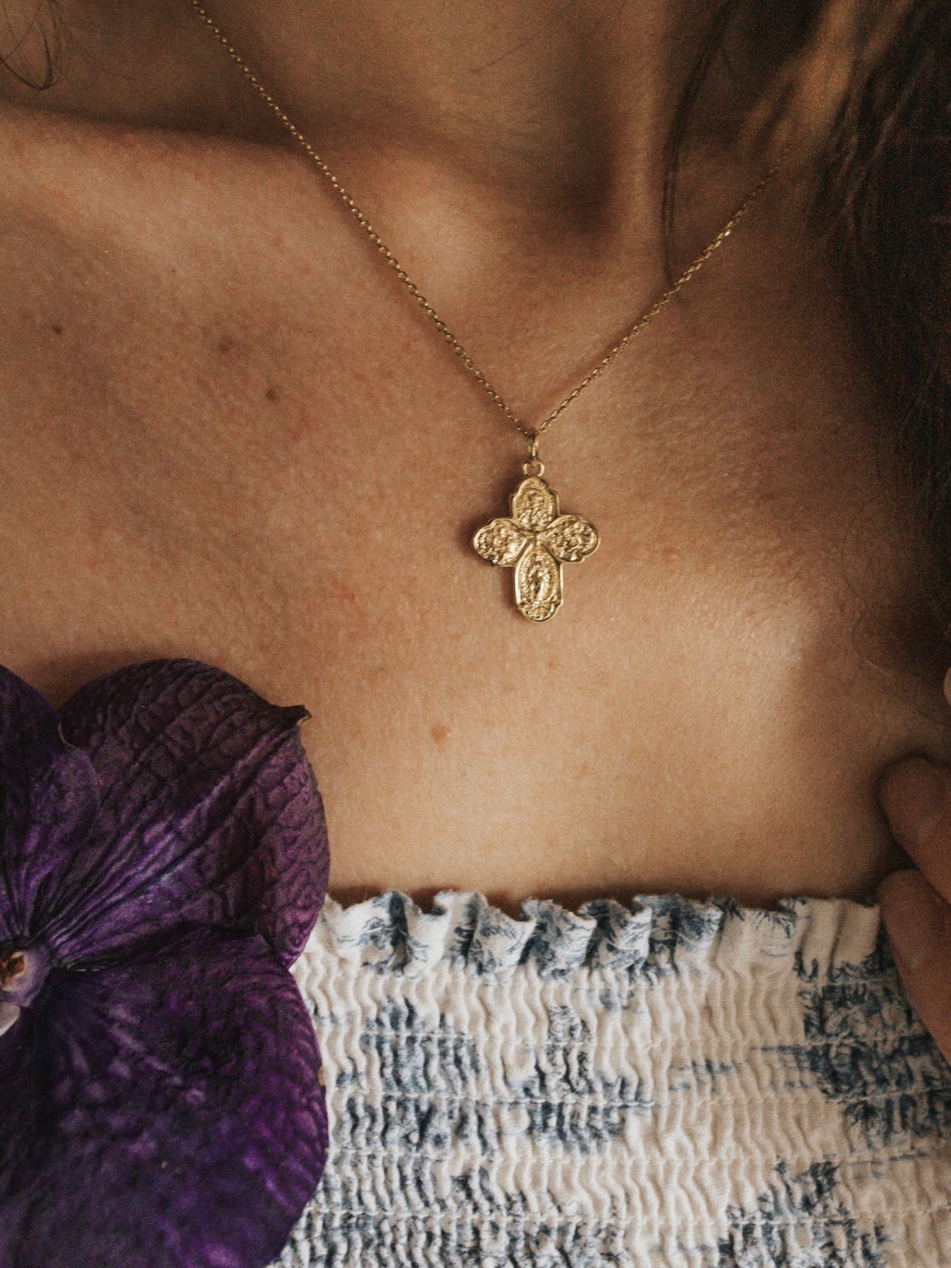 The Four Way Cross Medal Necklace