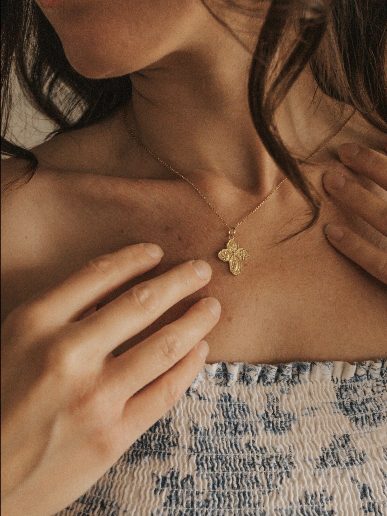 The Four Way Cross Medal Necklace