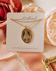 Consecration to Mary Miraculous Medal Gold Filled Necklace
