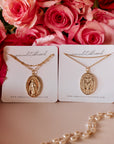 Consecration to Mary Miraculous Medal Gold Filled Necklace