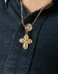 The Four Way Cross Gold Filled Joseph Chain Necklace For Husband