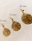 St. Benedict Medal 15mm Gold Filled Satellite Chain Necklace