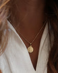 St. Benedict Medal 15mm Gold Filled Satellite Chain Necklace