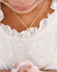 Miraculous Medal Tiny Children Gold Filled Necklace