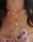 Immaculate Conception Miraculous Medal Gold Filled Necklace