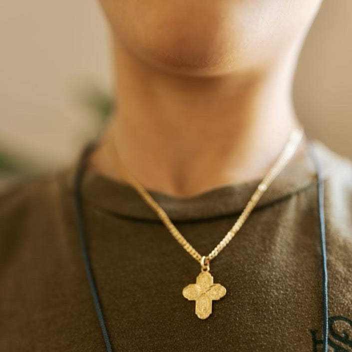 The Four Way Cross Gold Filled Joseph Chain Necklace For Our Sons