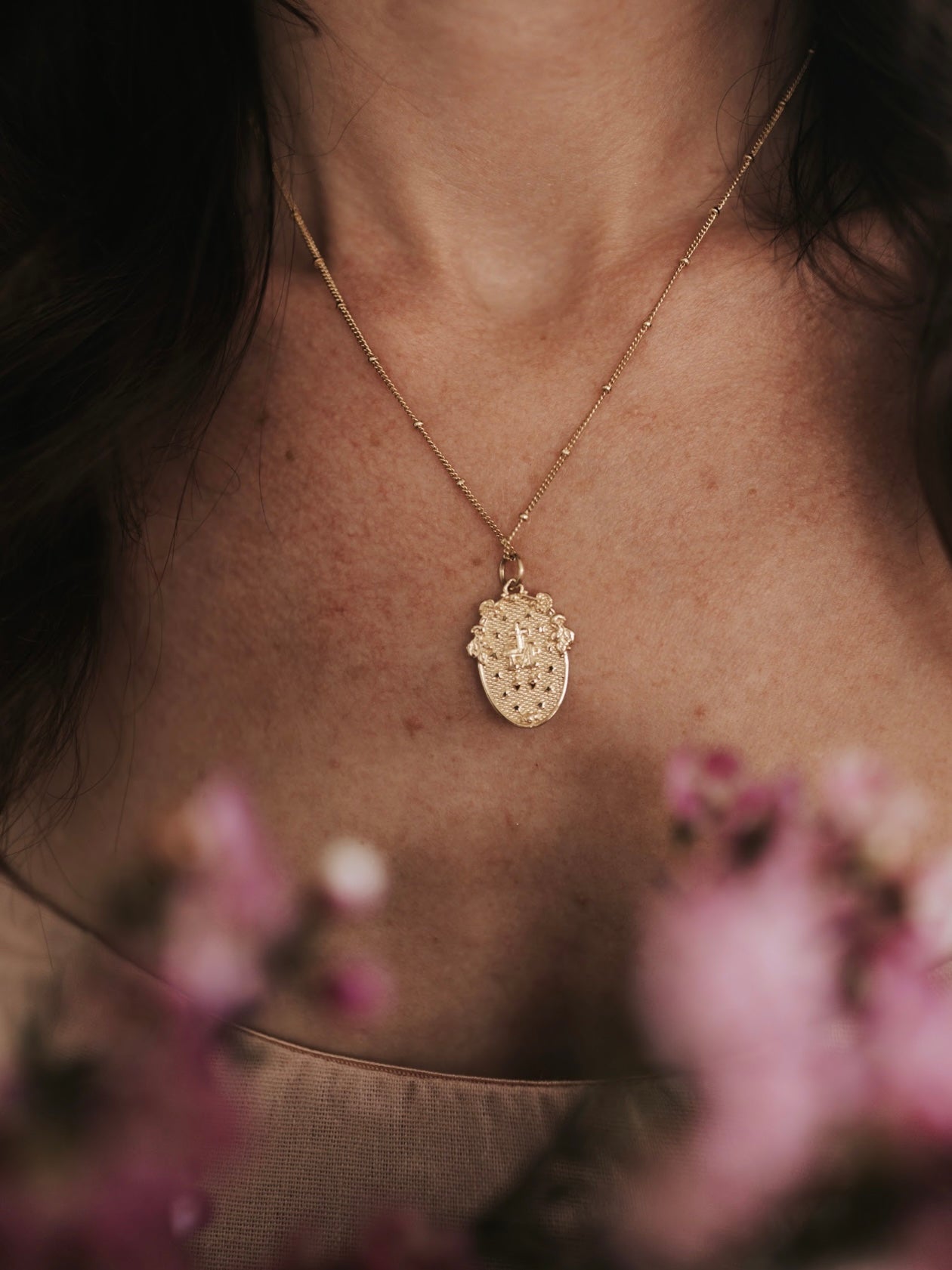 Immaculate Conception Miraculous Medal Gold Filled Necklace