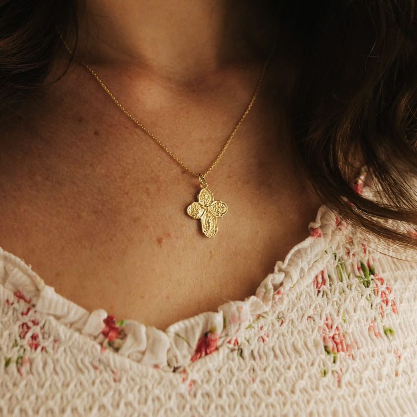 The Four Way Cross Medal Necklace