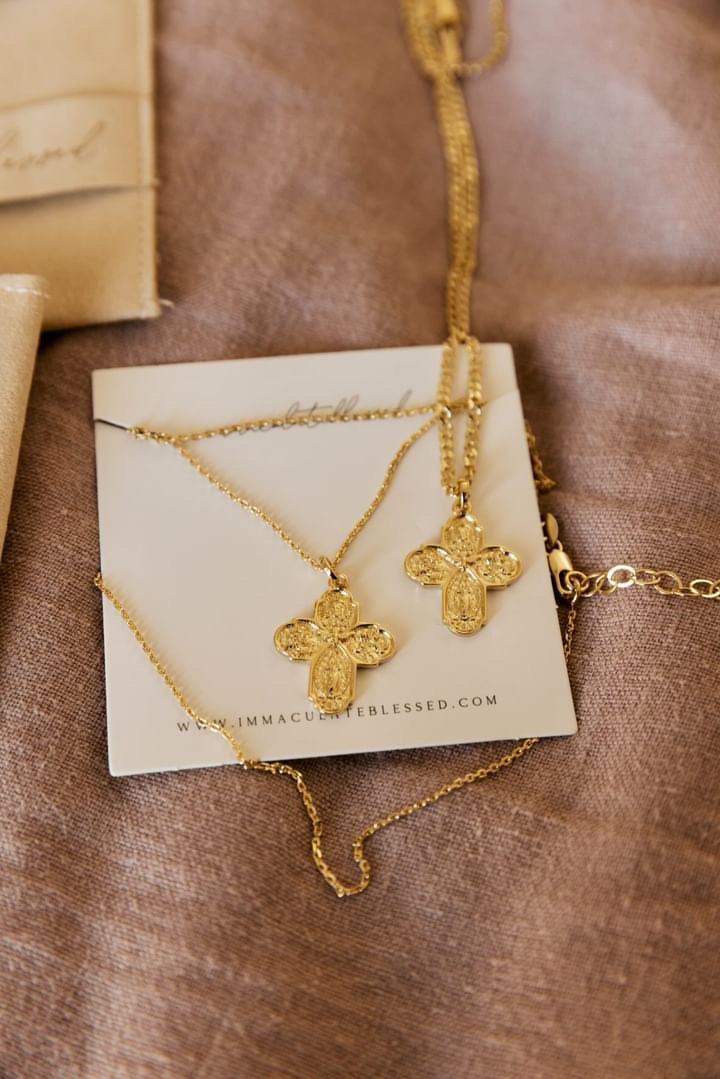 The Four Way Cross Medal Necklace