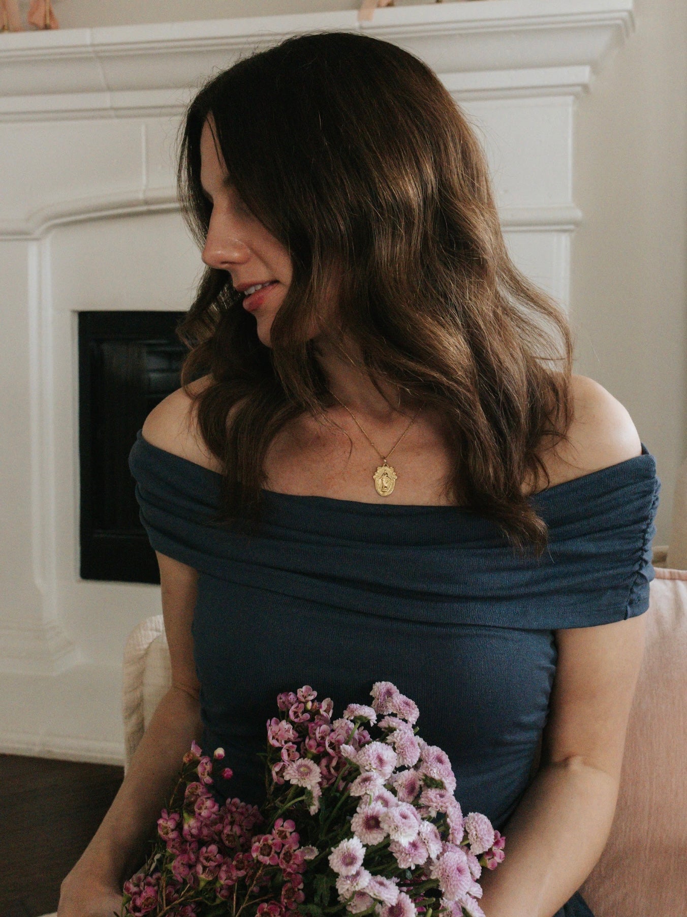 Immaculate Conception Miraculous Medal Gold Filled Necklace