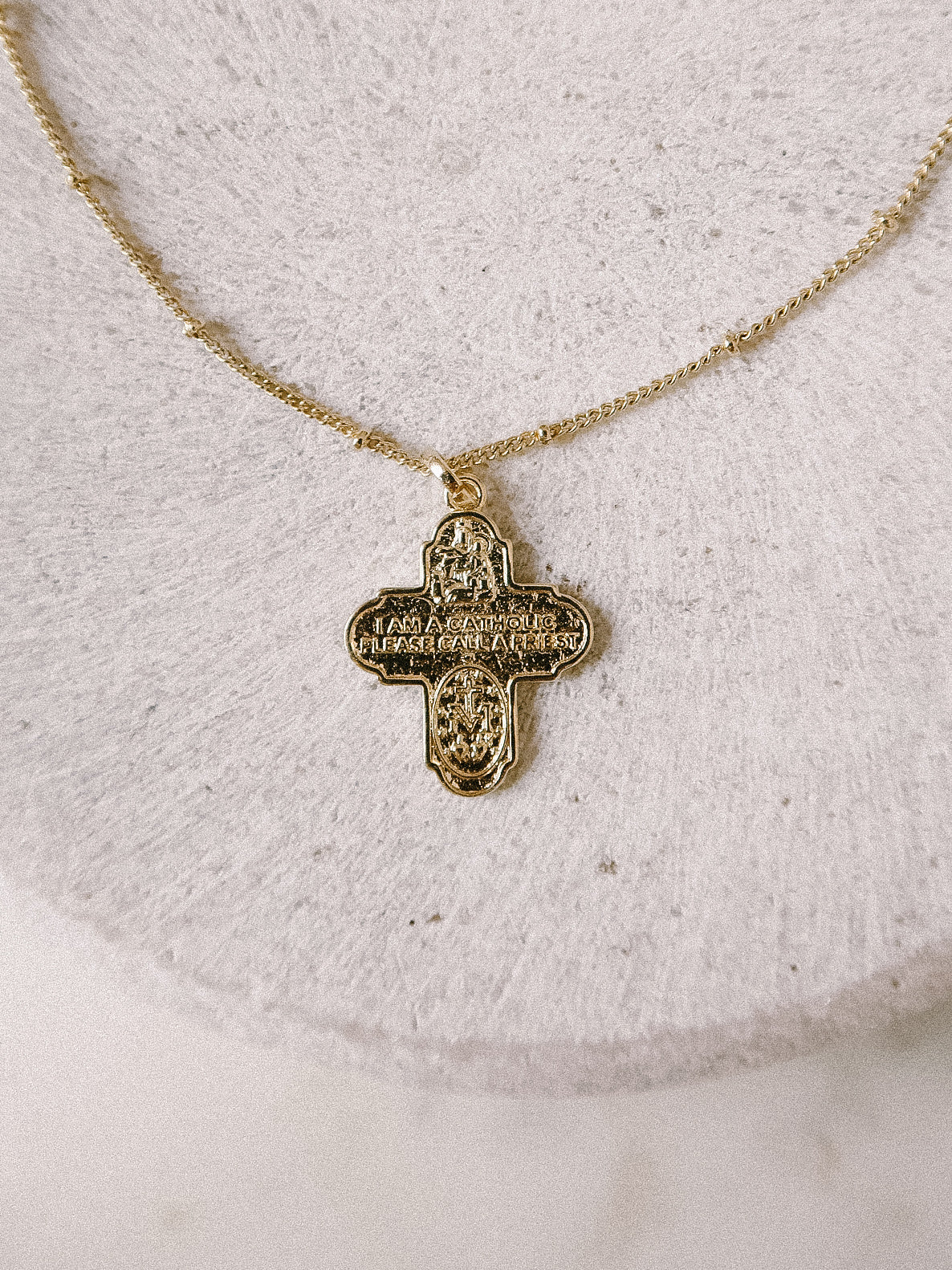 The Four Way Cross Medal Necklace