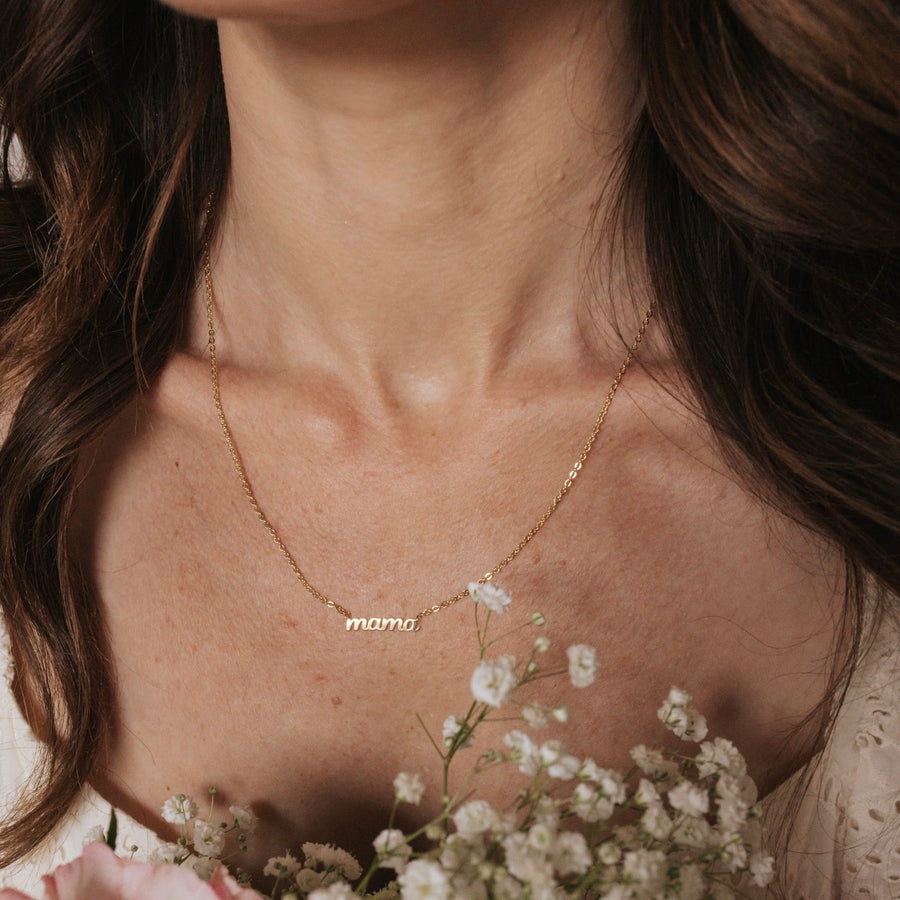 Mama Gold Filled Chain Necklace