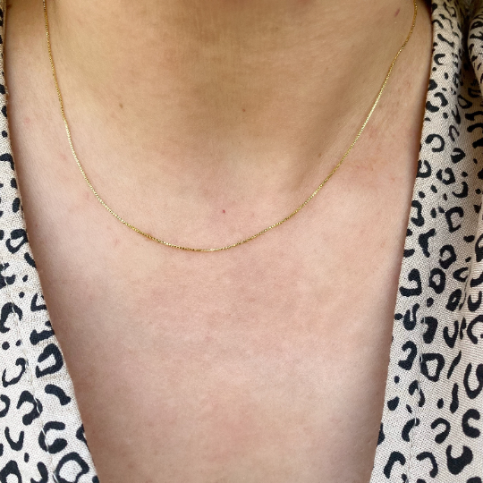 Miraculous Medal + Crucifix Gold Filled Dainty Chain Necklace