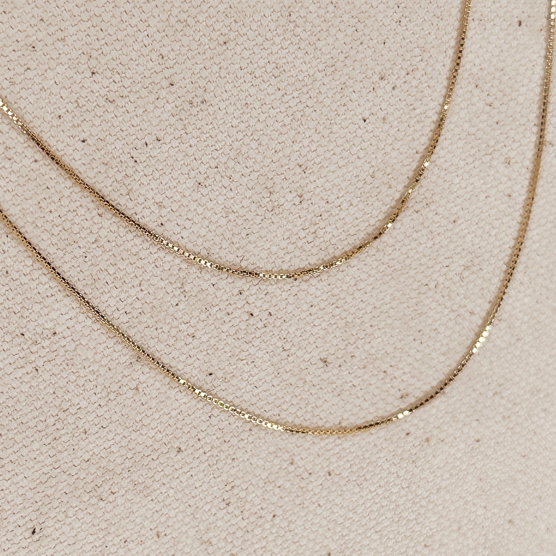 Miraculous Medal + Crucifix Gold Filled Dainty Chain Necklace