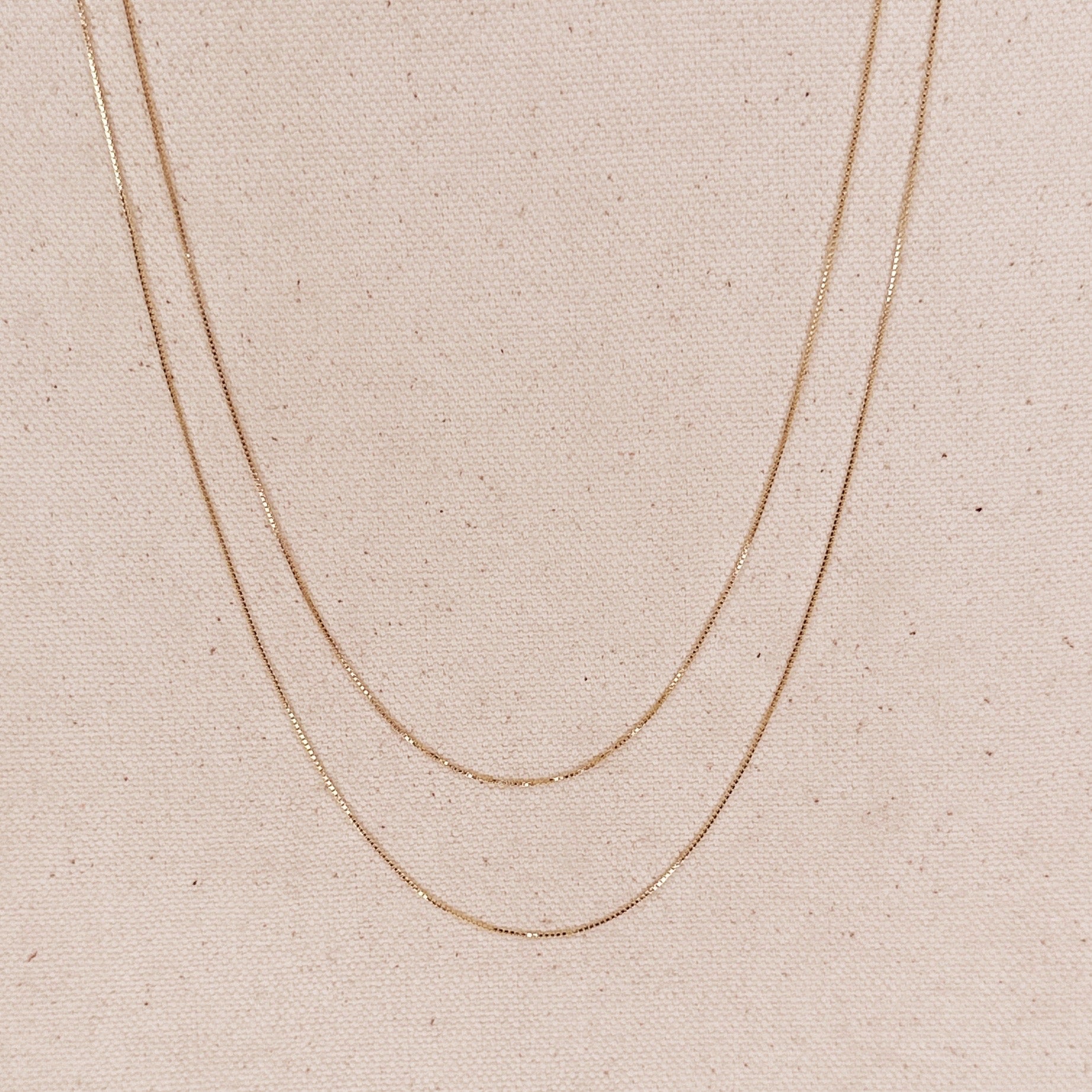 Miraculous Medal + Crucifix Gold Filled Dainty Chain Necklace