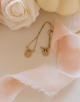 Our Lady of Mount Carmel Scapular Gold Filled Dainty Chain Necklace