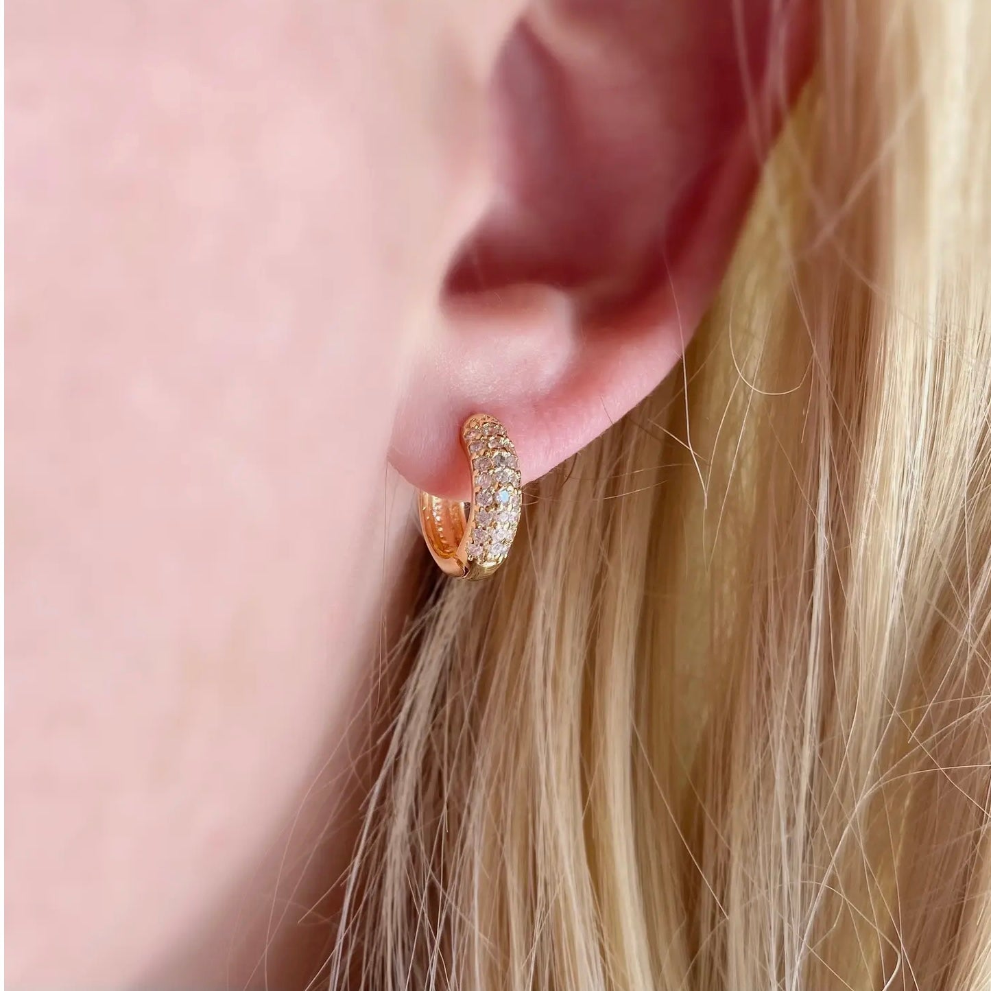 retro-hoop-clicker-earrings-gold-filled-cz-diamond
