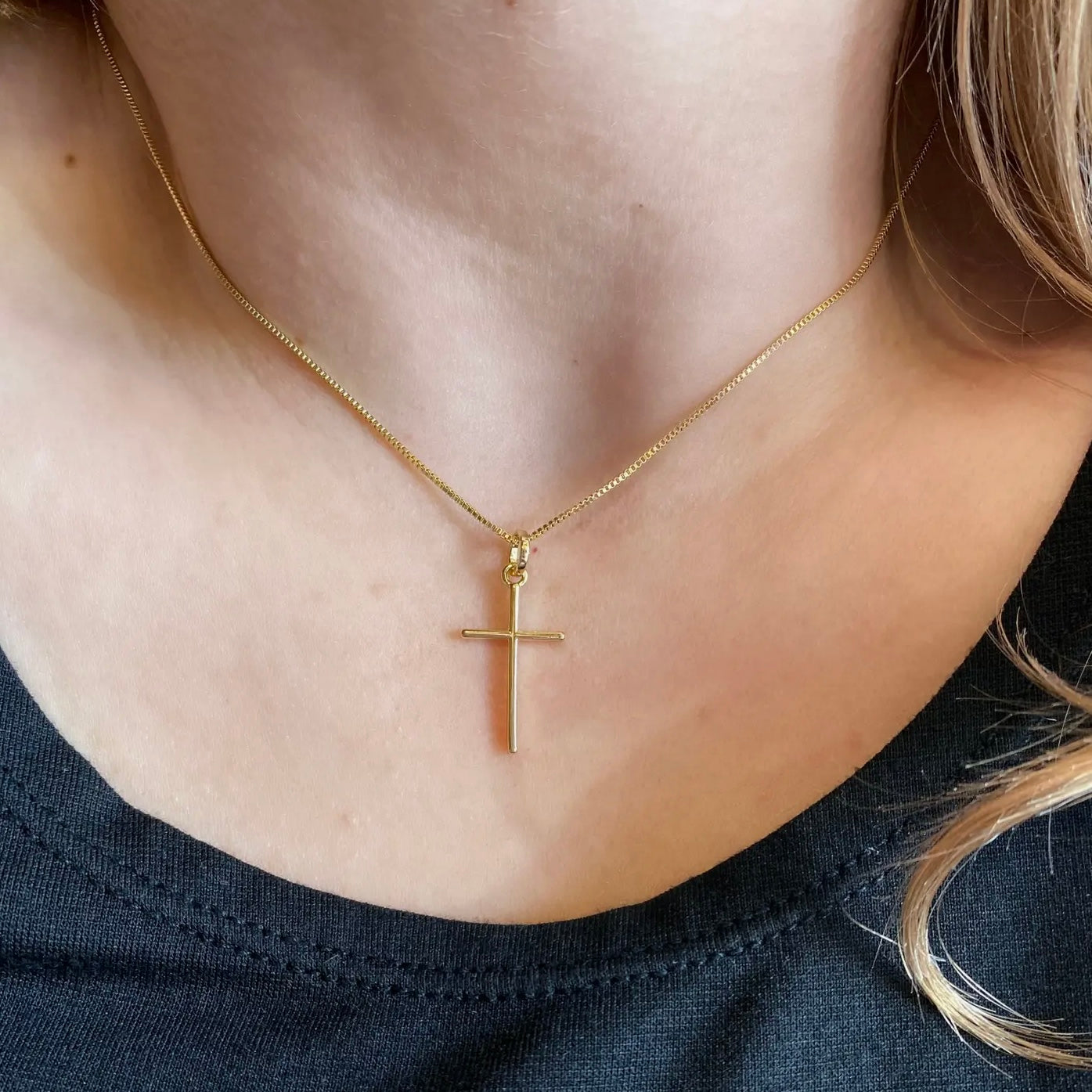 dainty-gold-filled-cross-box-chain-necklace