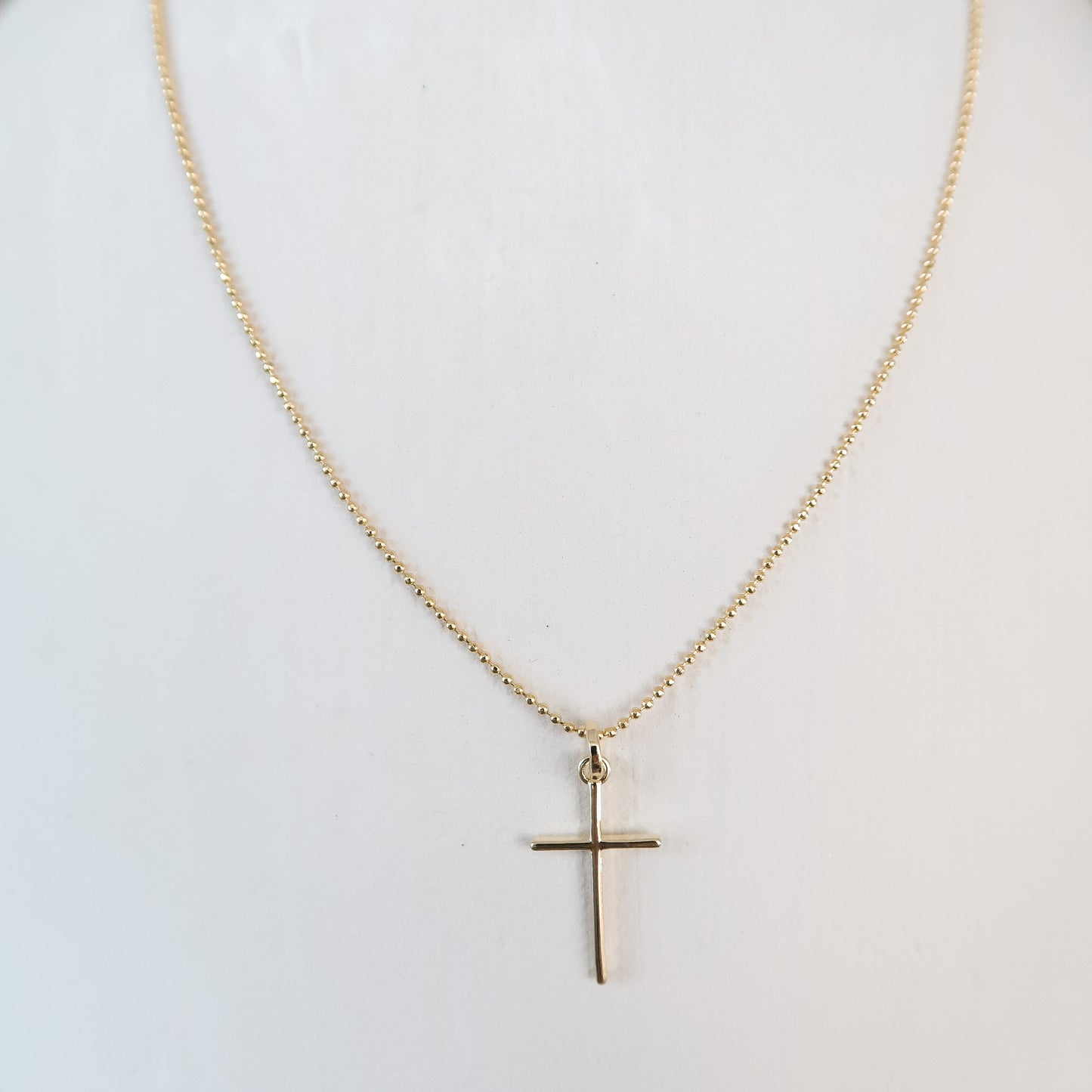 Gold_Aesthetic_Jewelry_Catholic_Cross_Crucifix_Medal_Faith_Bracelet_Necklace_Traditional_Shop_Pendant_Modern_Chain_Necklace_Women_Trendy_Mom_Devout_Faithful_0