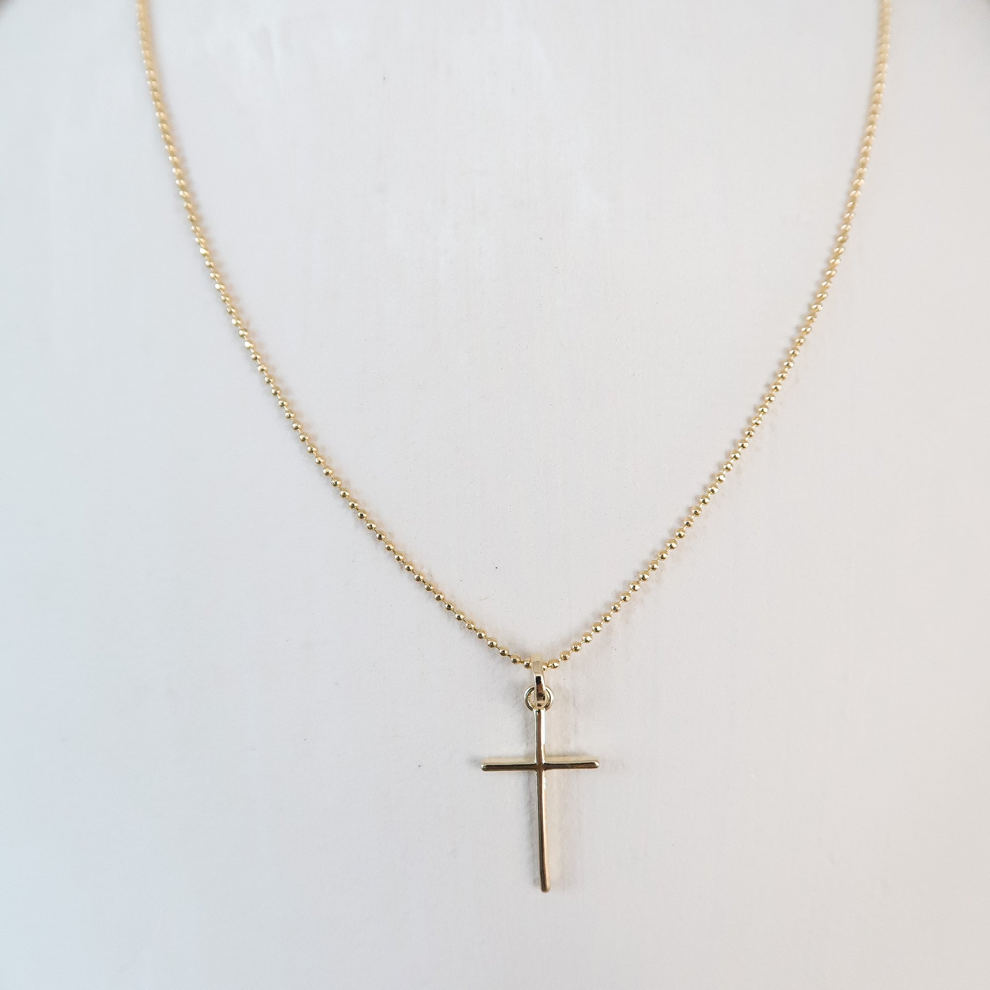 Gold_Aesthetic_Jewelry_Catholic_Cross_Crucifix_Medal_Faith_Bracelet_Necklace_Traditional_Shop_Pendant_Modern_Chain_Necklace_Women_Trendy_Mom_Devout_Faithful_0