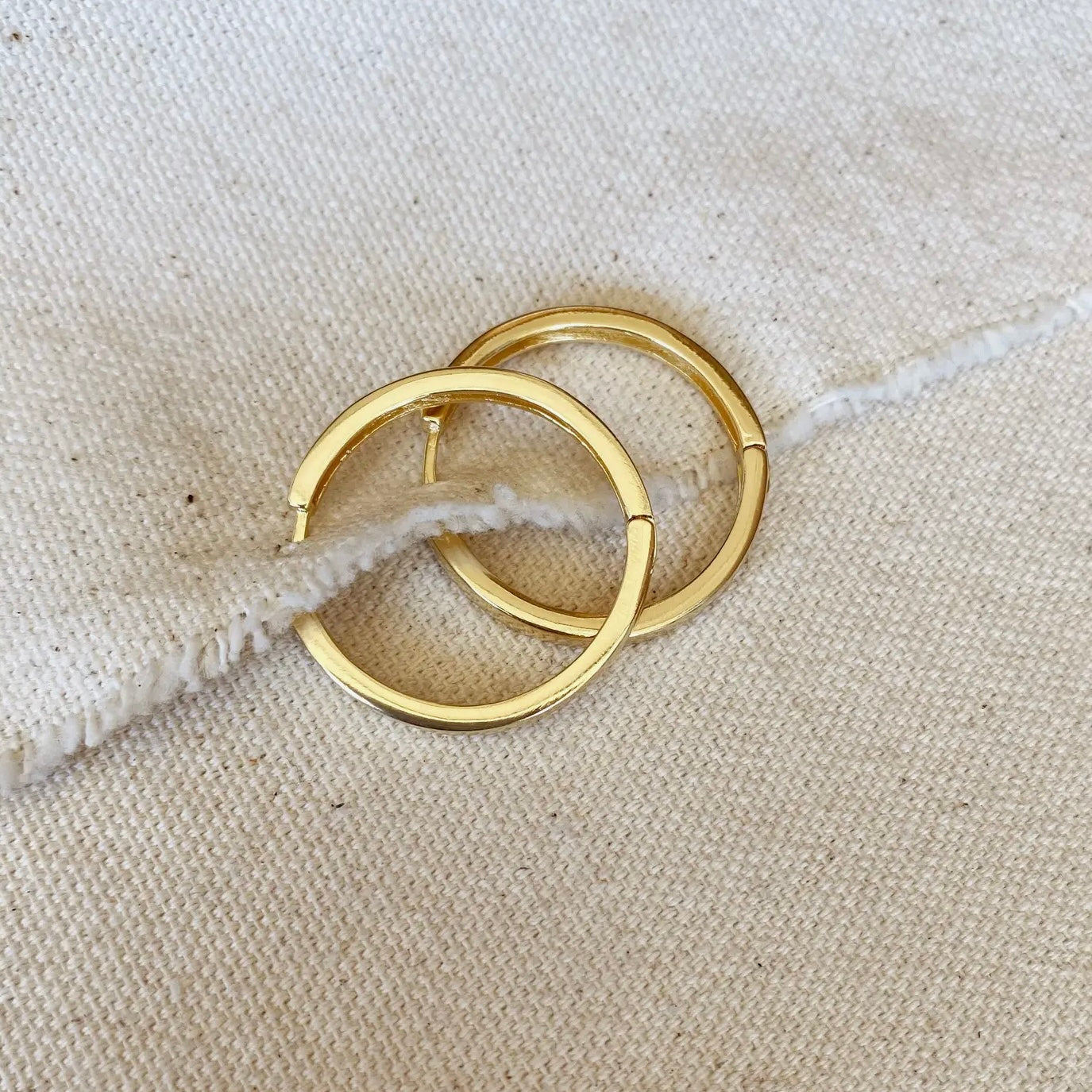 Hoop Clicker Classic Gold Filled Earrings